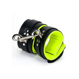 Wrist Cuffs Padded & Yellow Leather Lined