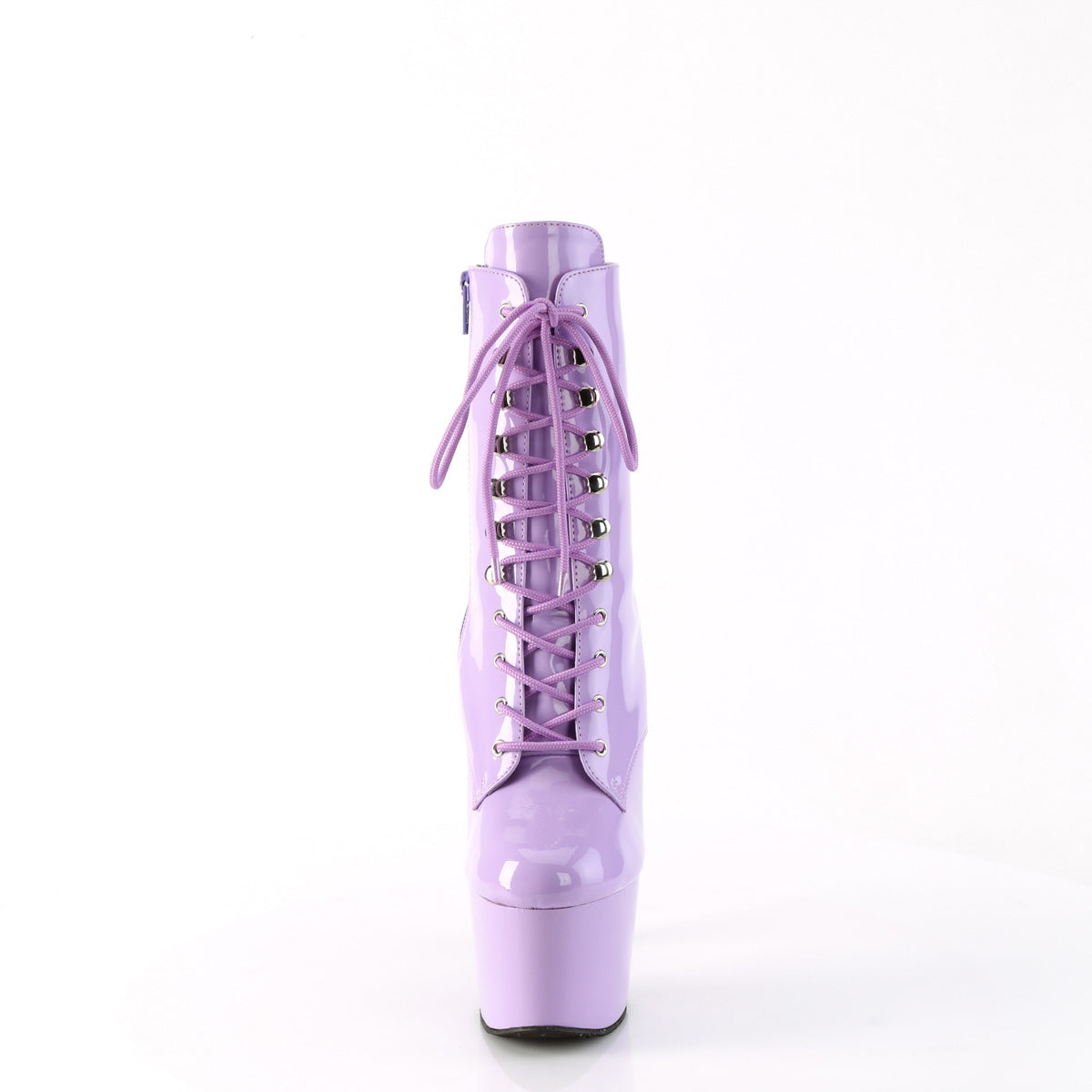 ADORE-1020 Lace-up Platform Ankle Boots Lavender