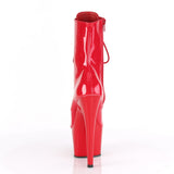 ADORE-1020 Lace-Up Ankle Boot Red
