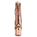 ADORE-1020 Lace-Up Ankle Boot Rose Gold