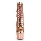 ADORE-1020 Lace-Up Ankle Boot Rose Gold
