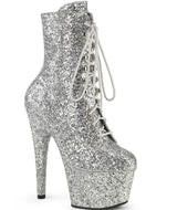 ADORE-1020GWR Pleaser Silver Glitter/Silver Glitter Kinky Boots UK 06