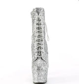 ADORE-1020GWR Pleaser Silver Glitter/Silver Glitter Kinky Boots UK 06