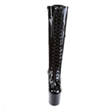 Adore-2023 Platform Lace-Up Knee Boot-Black-Uk