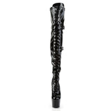 Adore-3028 Triple Buckle Strap Thigh High Boot