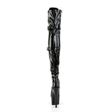 Adore-3028 Triple Buckle Strap Thigh High Boot