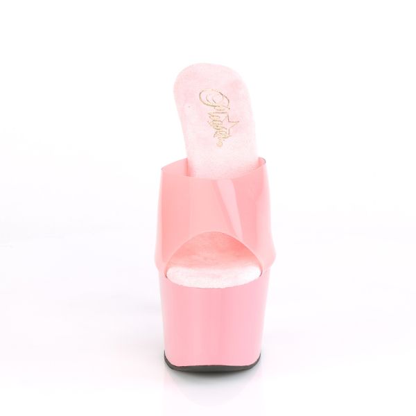 ADORE-701N Platform Mule Pink Jelly