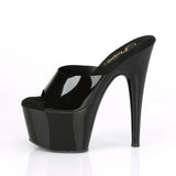 ADORE-701N Platform Mule Black Jelly