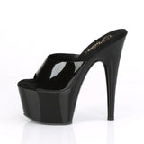 ADORE-701N Platform Mule Black Jelly