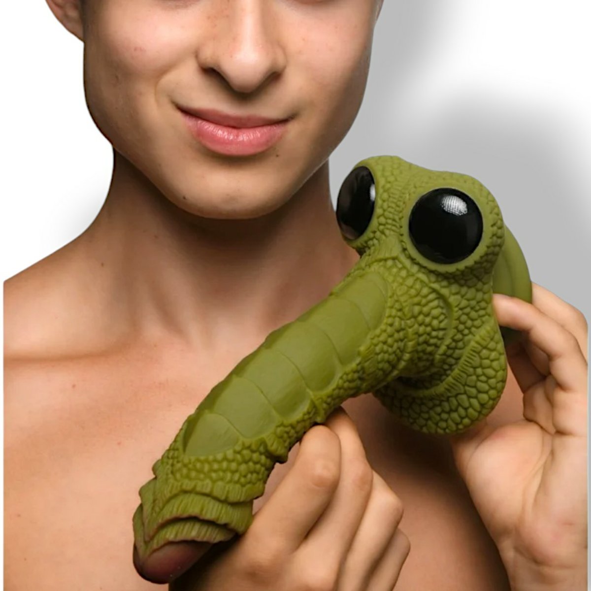 Creature Cocks Swamp Monster Scaly Silicone Dildo