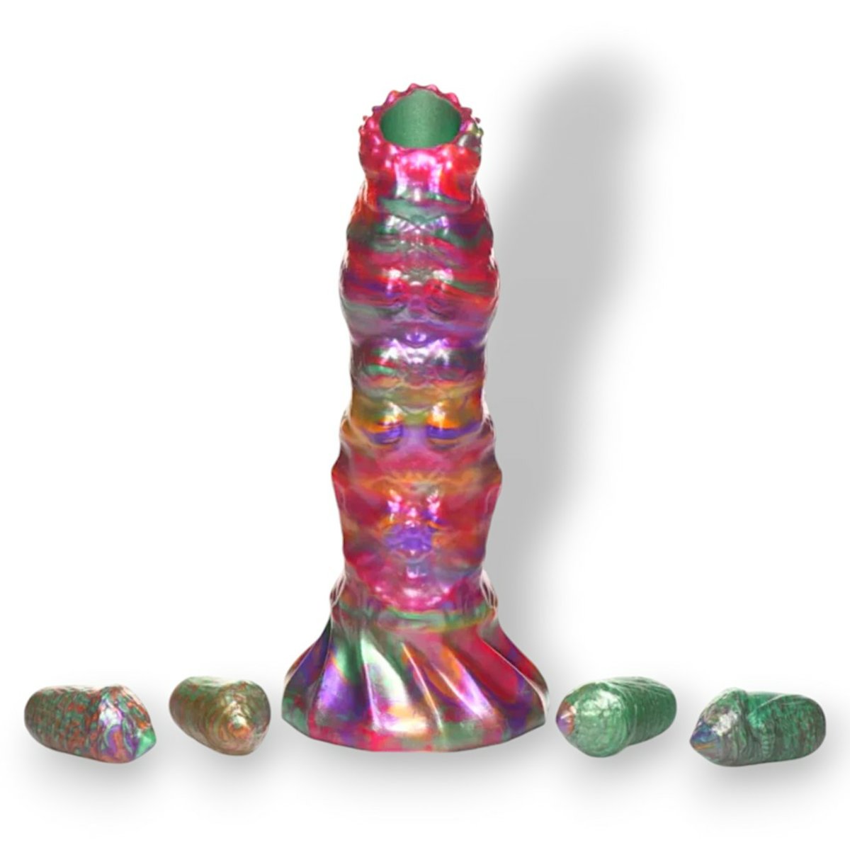 Creature Cocks Larva Silicone Ovipositor Dildo W/ Eggs