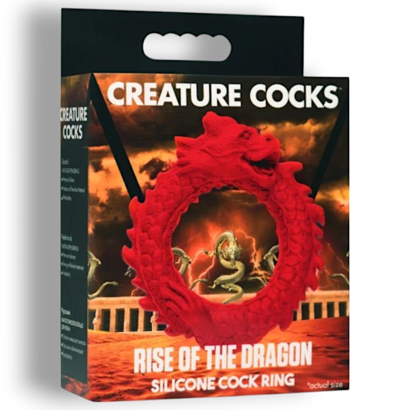 Creature Cocks Rise Of The Dragon Silicone Cock Ring