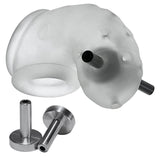 Oxballs - Airlock Electro Air Lite Vented Chastity Clear Ice