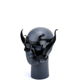 Cecilio Leather Designs Asymetric Tendrils Leather Mask
