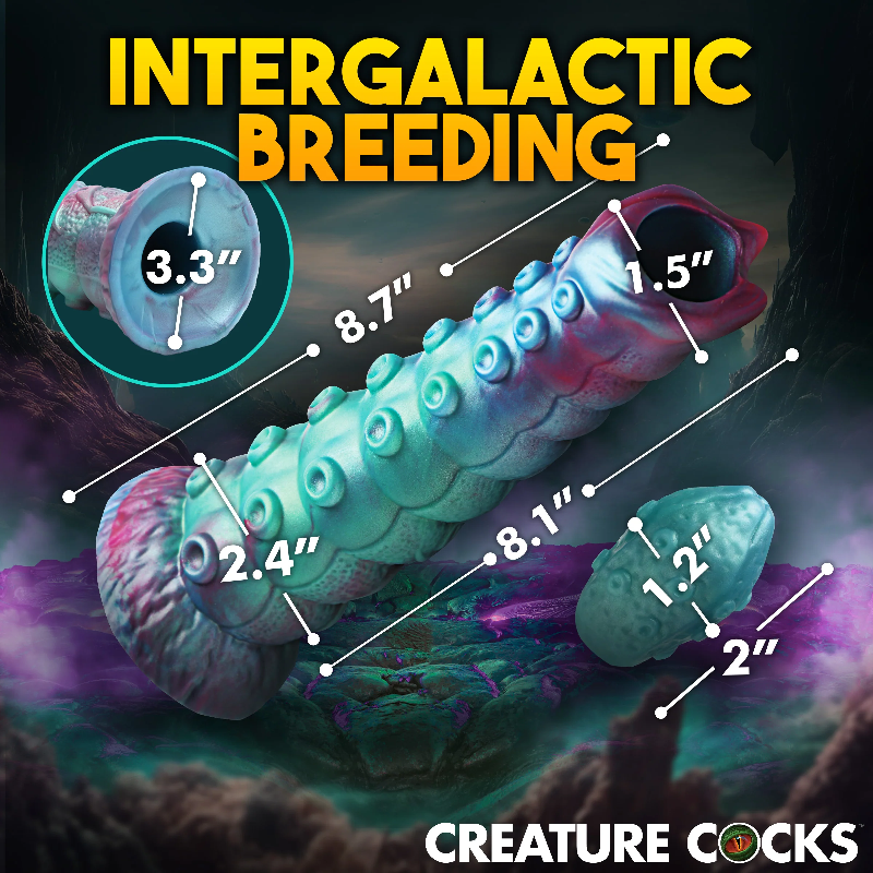Creature Cocks 
Galactic Breeder Ovipositor 
Silicone Dildo
