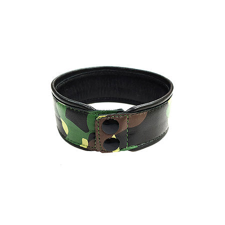 Leather Camo Arm Band Medium