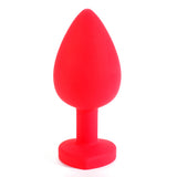 Love Red Diamond Plug Large  Blue