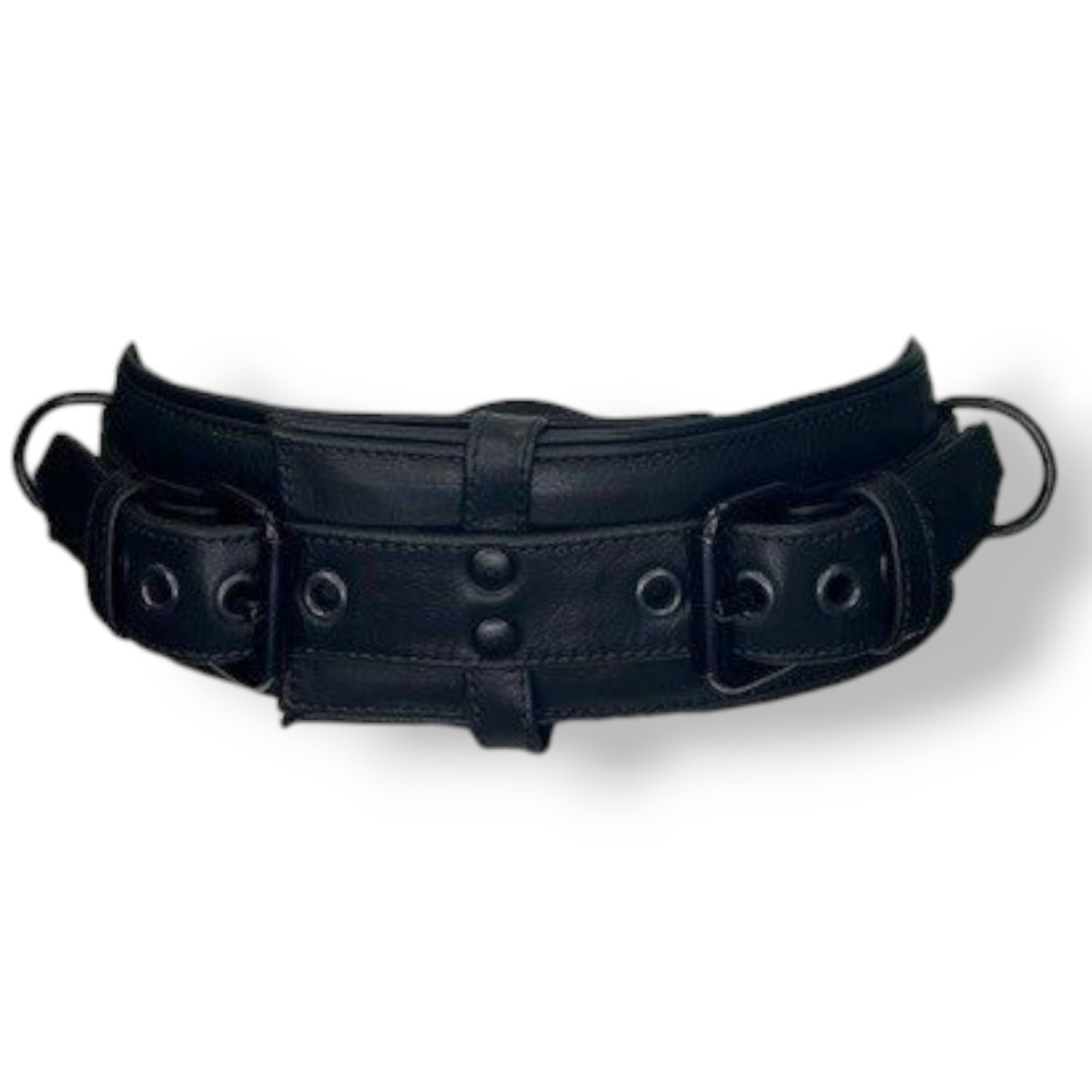 Soft Leather 65mm Double Buckle Bondage Belt M2O