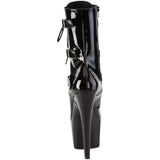 Adore-1043 MId-Calf Boots Patent Black