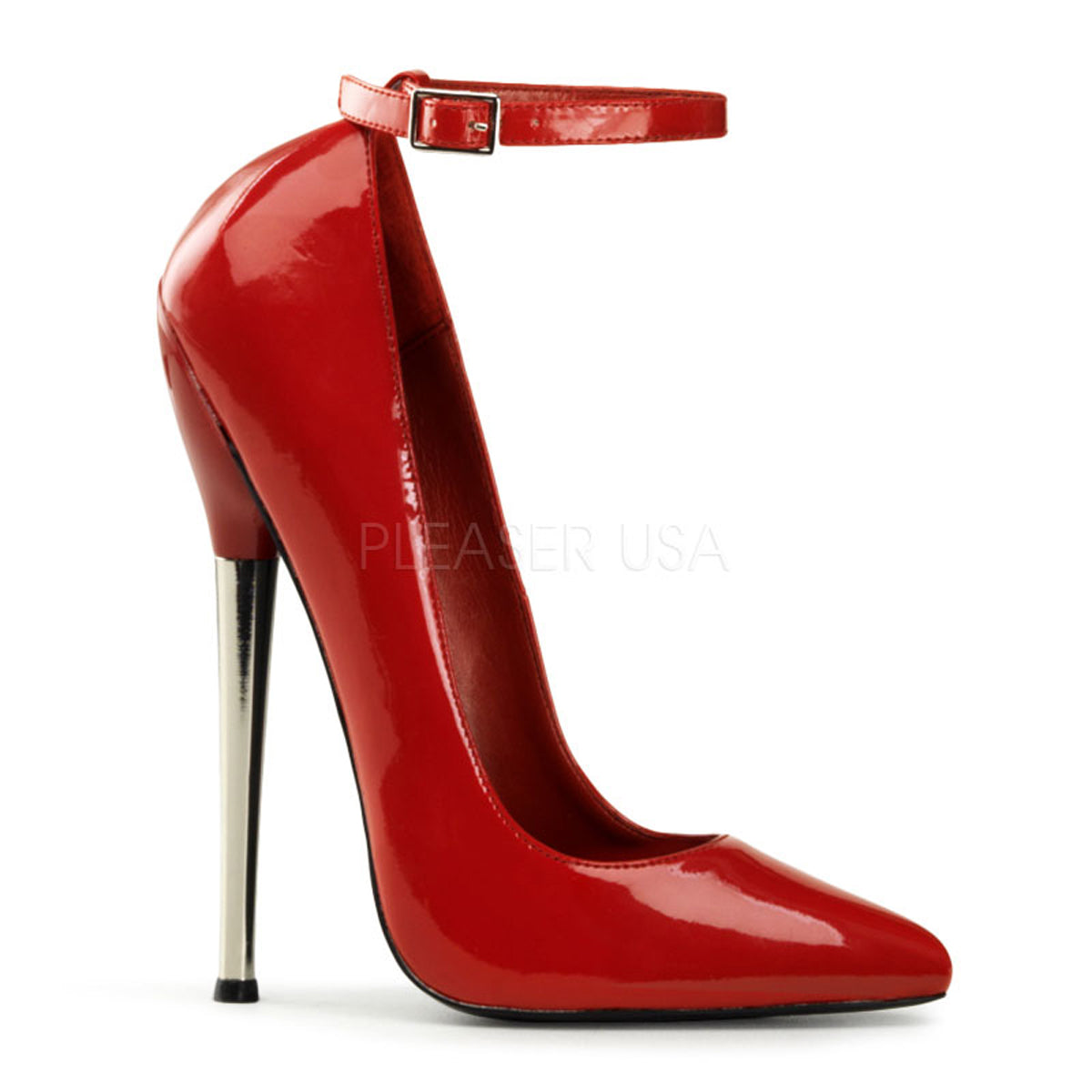 Dagger 12 Court Solid Brass Heel Ankle Strap