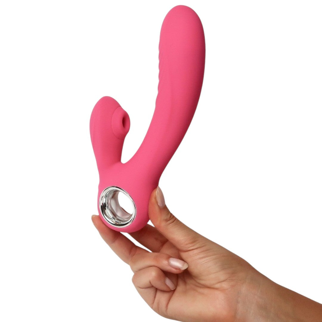 Voodoo Beso G Suction Vibrator Pink