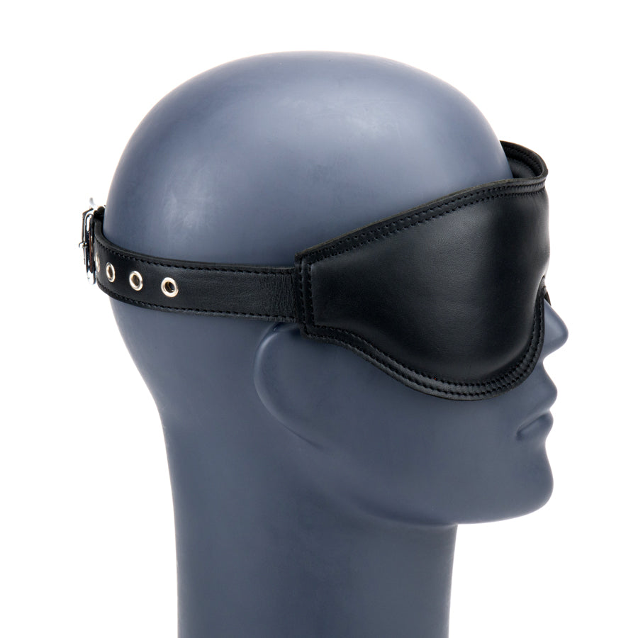 Soft Leather Large Blindfold-Padded M2O