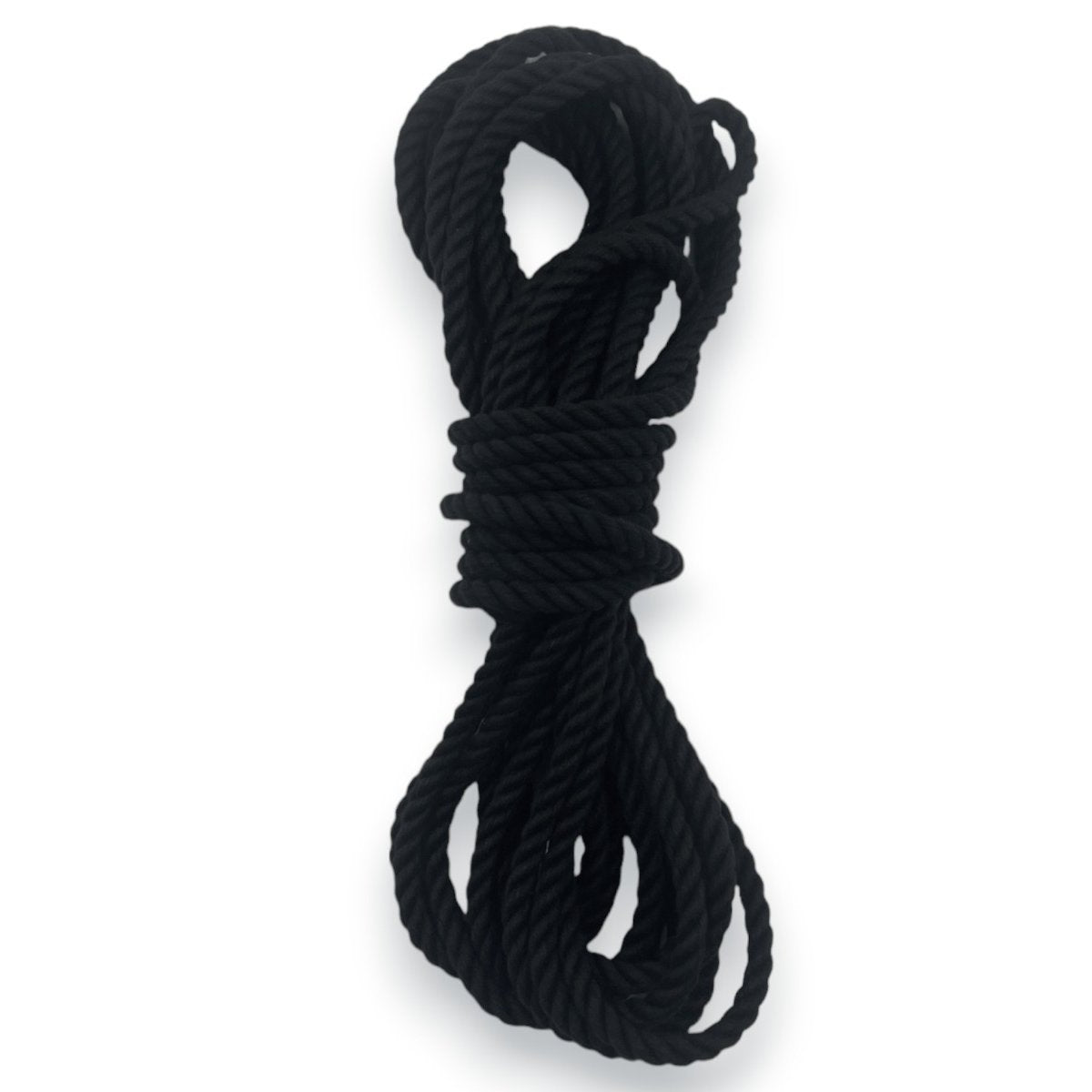 8mm Black Cotton Rope 10mts