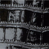 Kinky Diva Croc Front Waist Cincher-Patent Black Croc