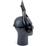 Cecilio Leather Designs Hi-Flames Mask - Black