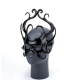 * Medusa Black Leather Mask
