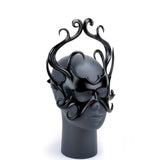 * Medusa Black Leather Mask