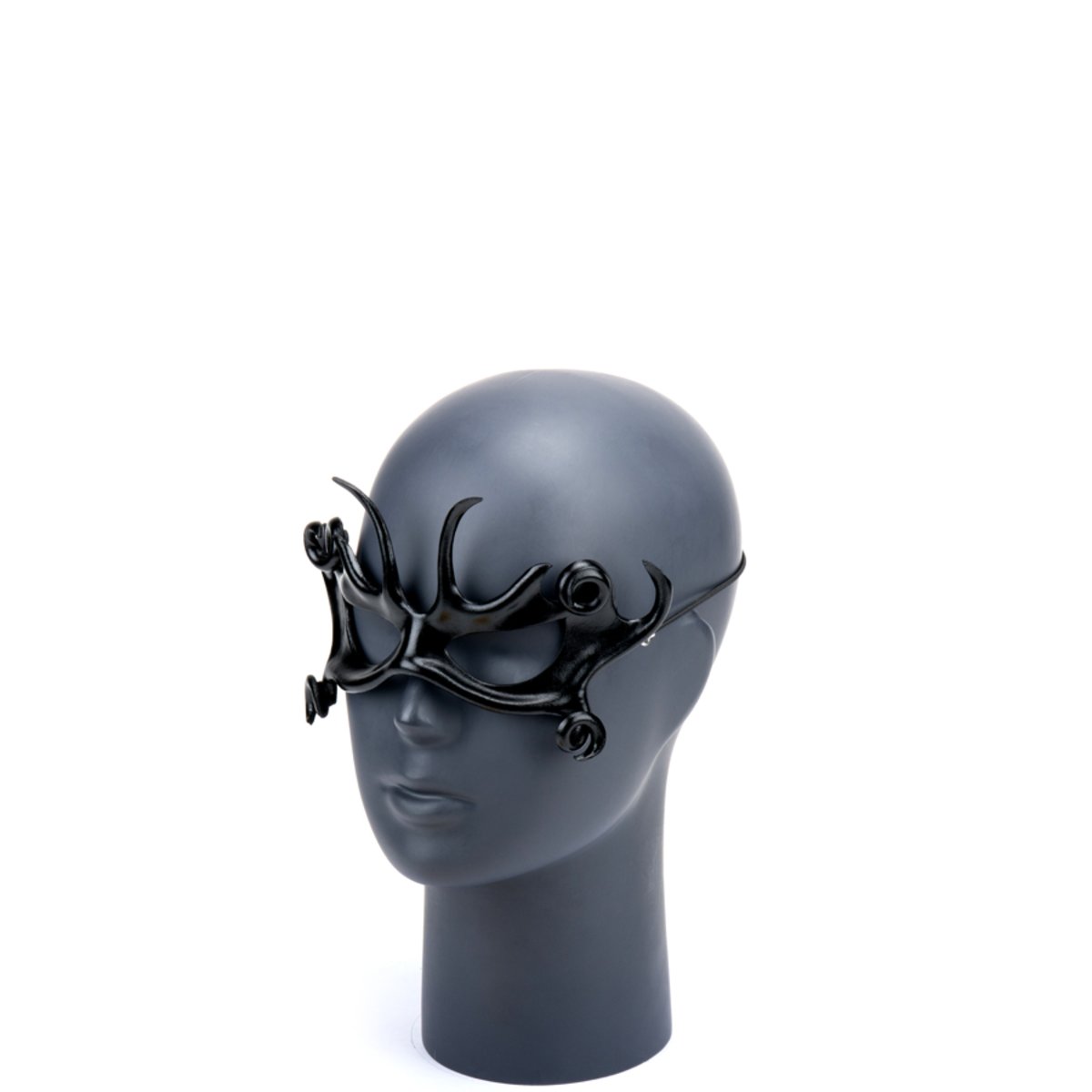 Cecilio Leather Designs Butterfly Mask - Black