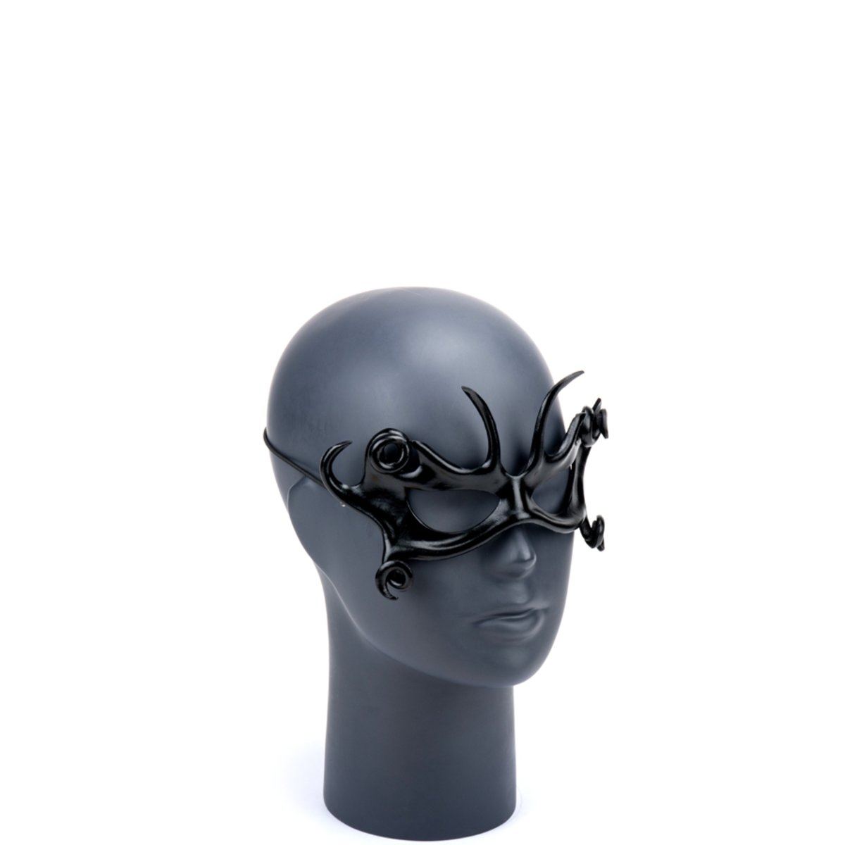 Cecilio Leather Designs Butterfly Mask - Black