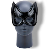 Cecilio Leather Designs Cat Woman Mask -Black