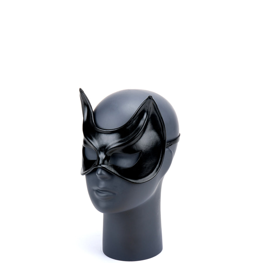 Cecilio Leather Designs Cat Woman Mask -Black