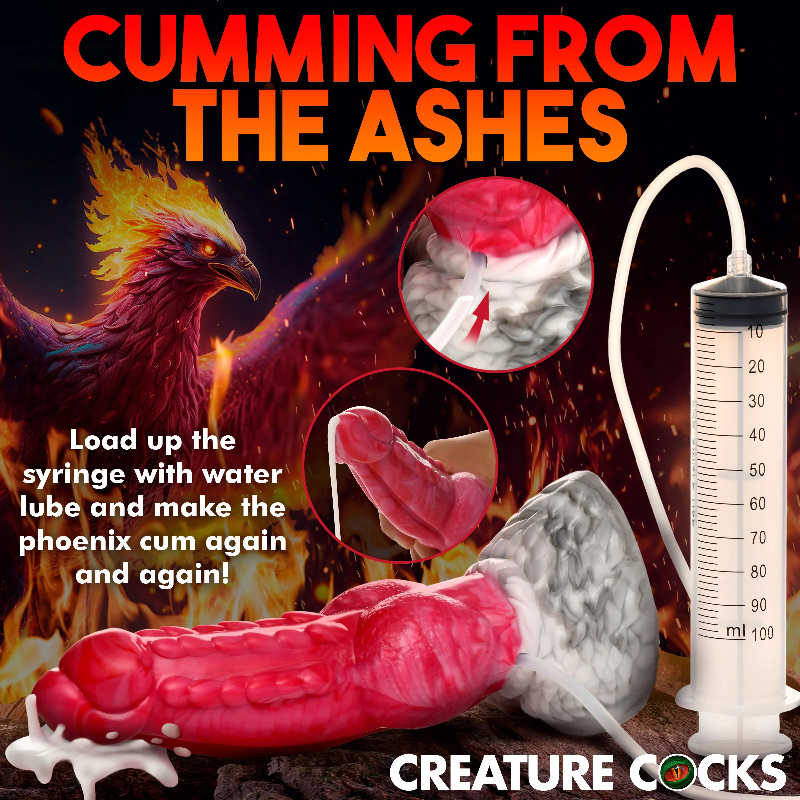 Creature Cocks Resurrector Phoenix SquirtingSilicone Dildo