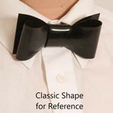 Rubber Bow Tie W/ Skull & Bones