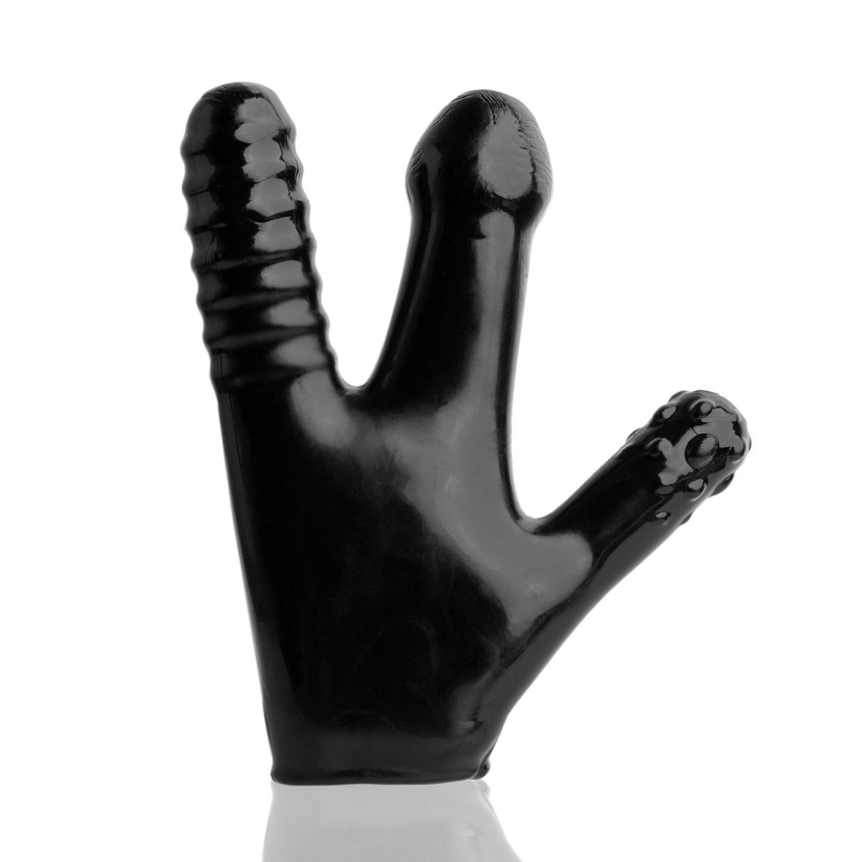 Oxballs - Stretchy Finger Fuck Rubbery Glove With Textured Fingers