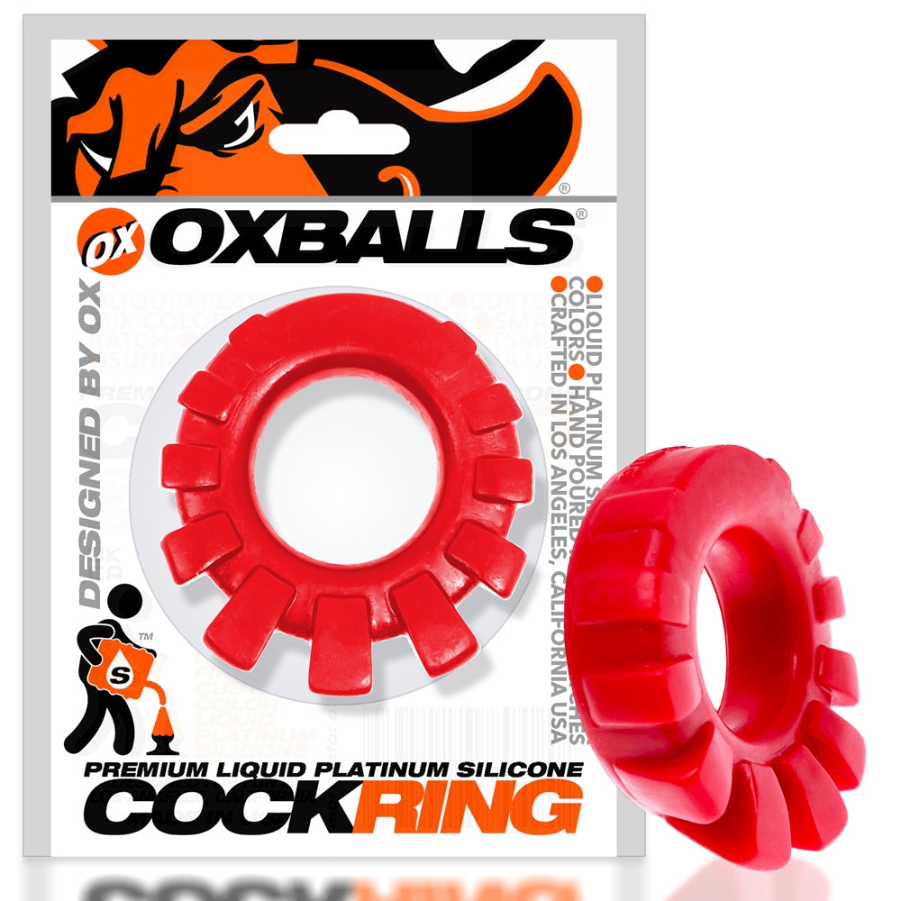 Oxballs - Lug Cock Ring Red