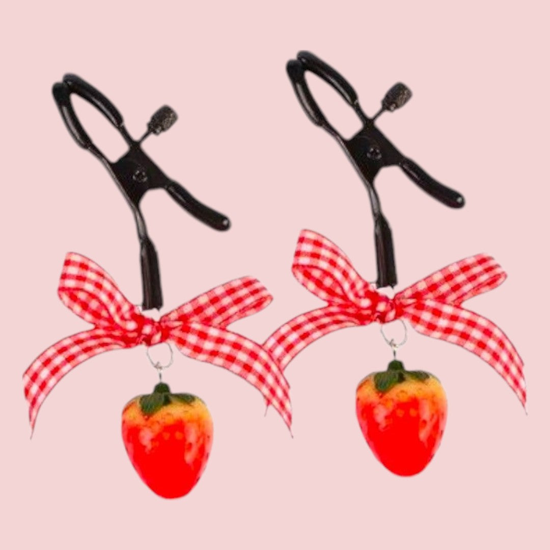 Nipple Fantasy Strawberry Clamps