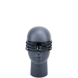 Cecilio Leather Designs Cyber Grille Mask - Black