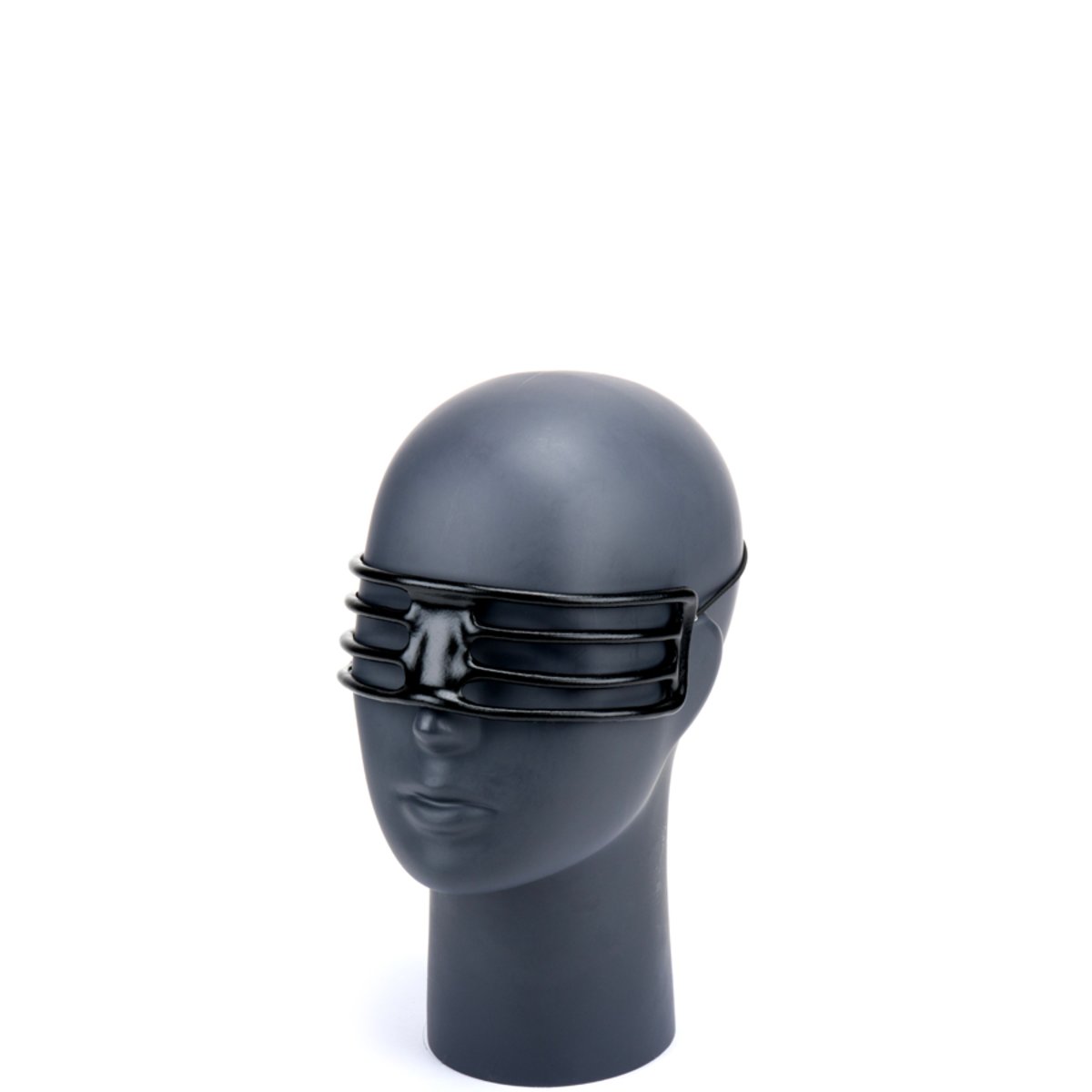 Cecilio Leather Designs Cyber Grille Mask - Black