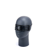 Cecilio Leather Designs Cyber Grille Mask - Black