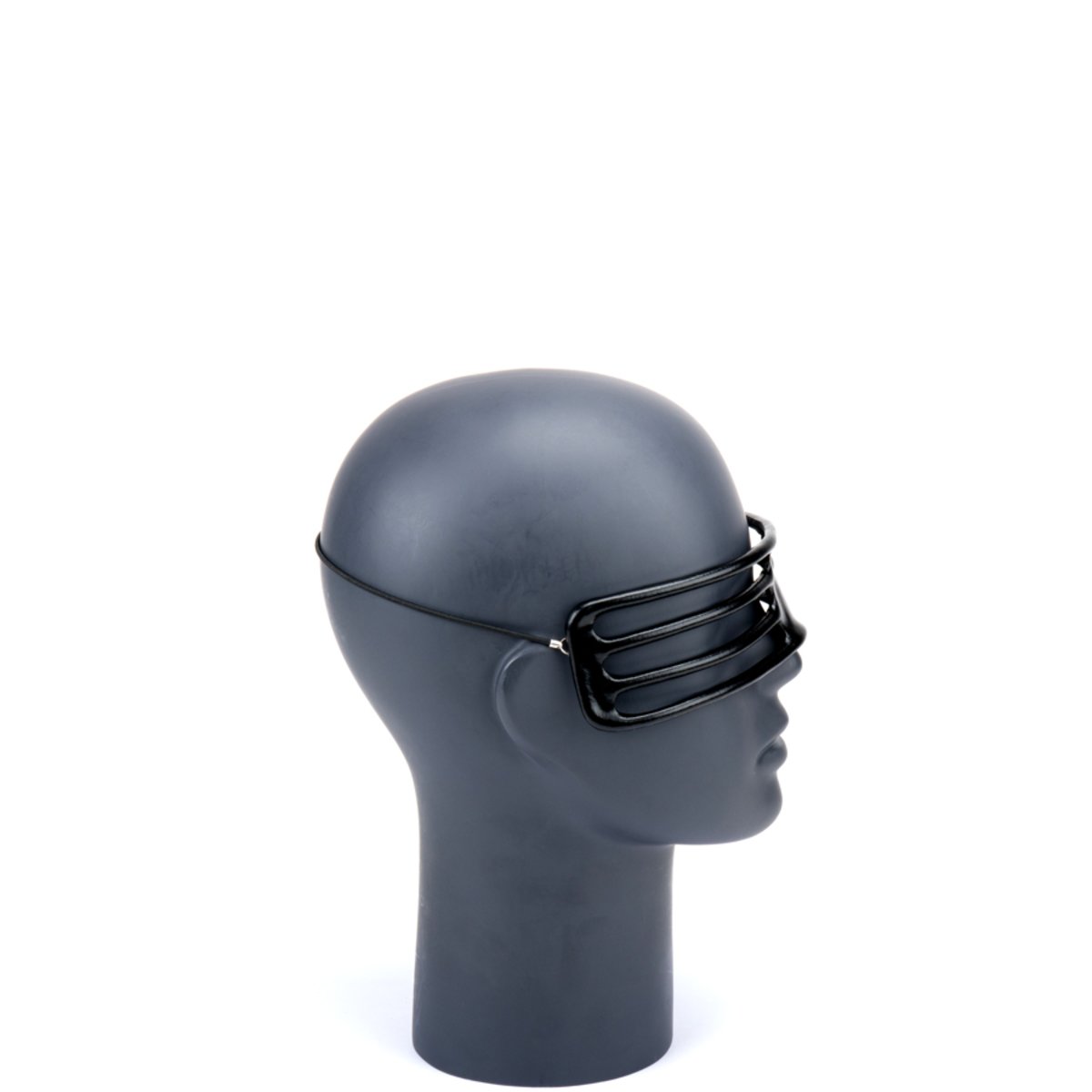 Cecilio Leather Designs Cyber Grille Mask - Black