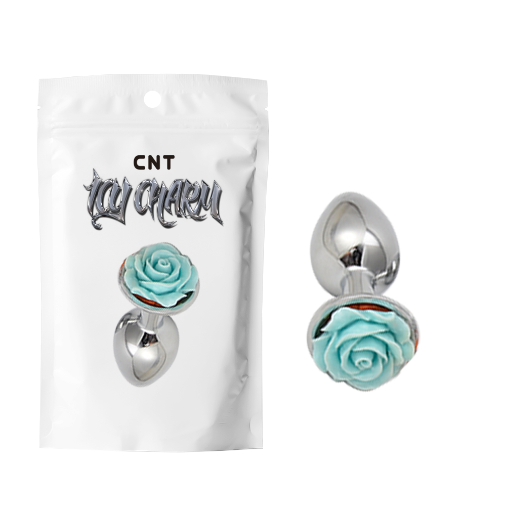 Flirt Rose Metal Plug Blue