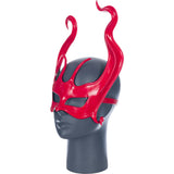 Cecilio Leather Designs Trails  Mask - Red