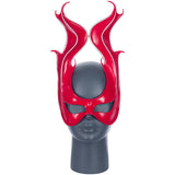 *Red Hi-Flames Leather Mask Leather Mask