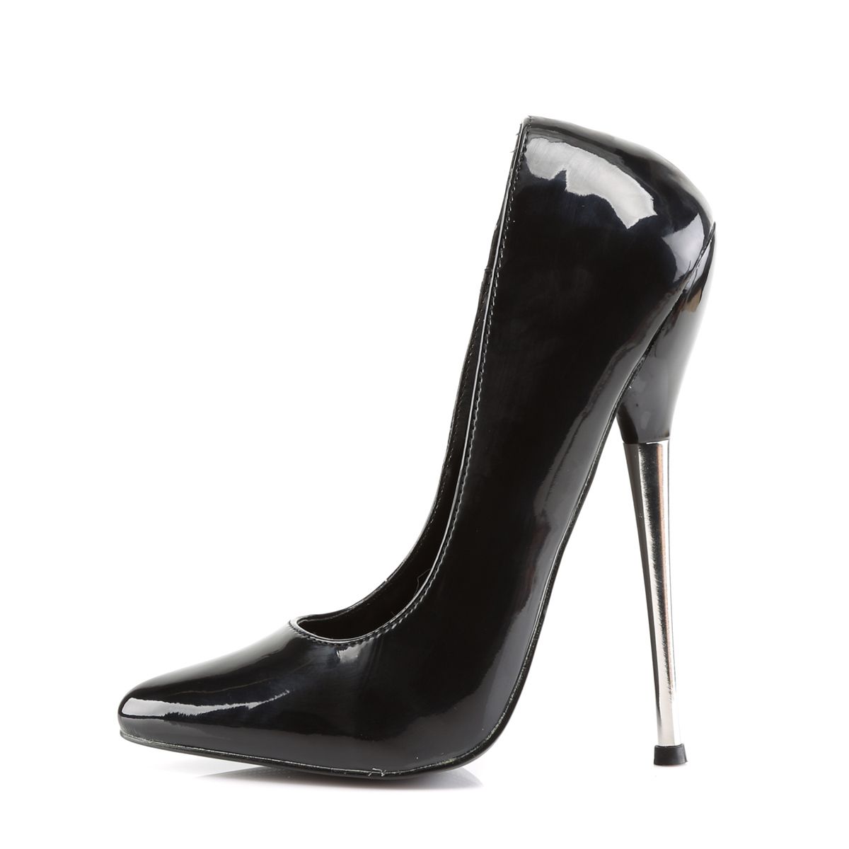 Dagger-01 Court Shoe Solid Brass Heel