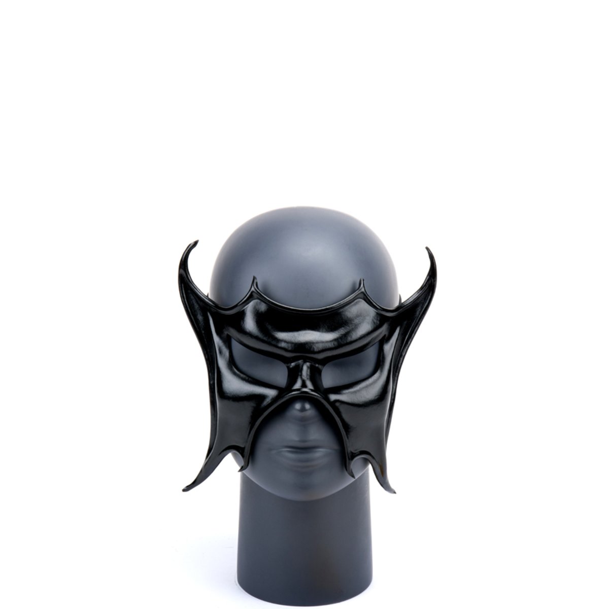 Cecilio Leather Designs  Dark Carnival Mask - Black