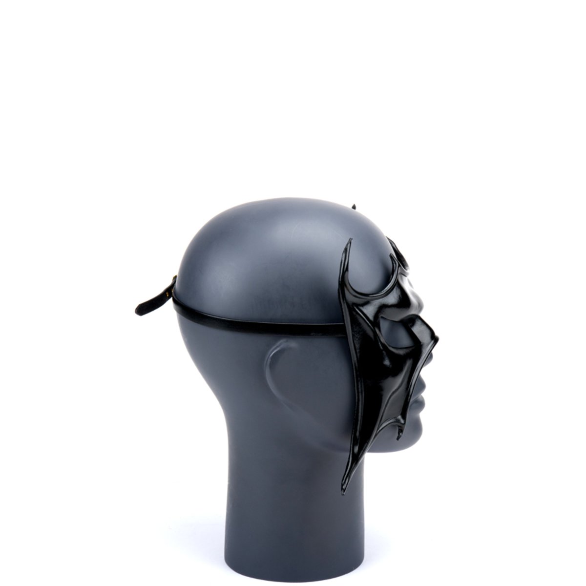Cecilio Leather Designs  Dark Carnival Mask - Black